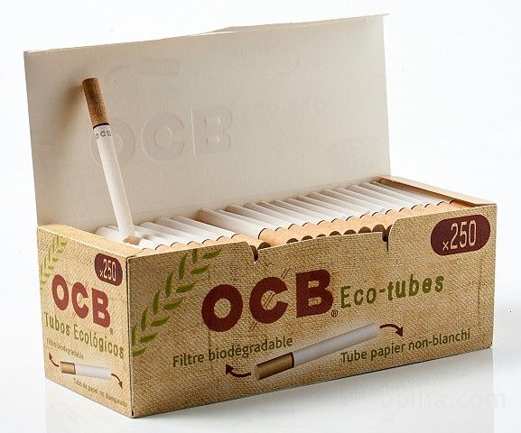 OCB ECO TUBES tube à cigarettes 250 pcs  Kiosklino- Online kiosque et  Chicha shop