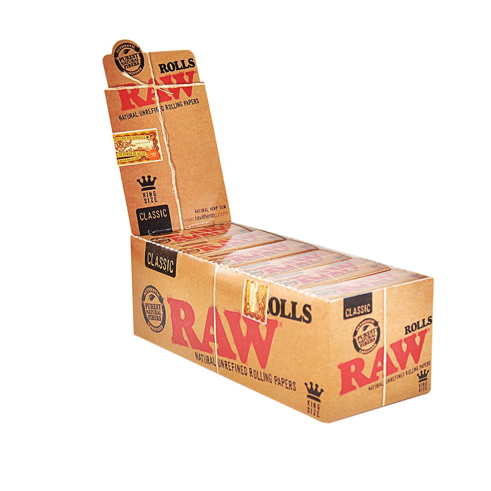 Feuilles à rouler  Raw Papers Rolls 3m - La Verte Shop