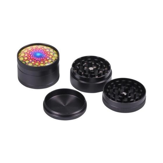 Grinder Jojo métal en 3 parties, 12 présentoirs