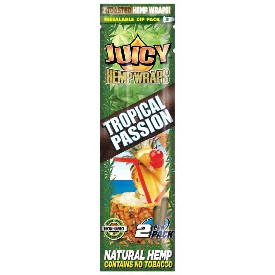 Juicy Hemp Wraps Tropical - Tropical Passion