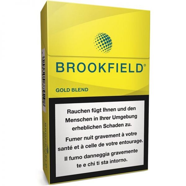 Brookfield Gold Blend Cigarettes 20pc Pack