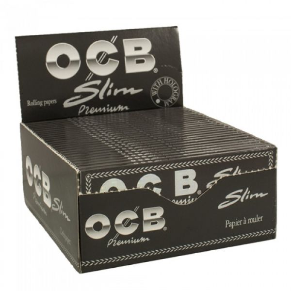 Feuilles / Papier à rouler - OCB Slim Premium Noir Long x50pcs