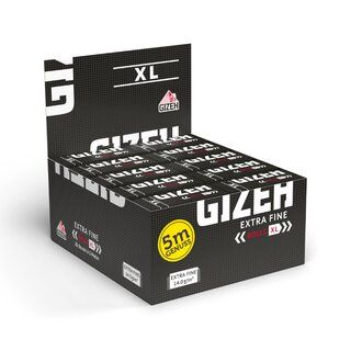 GIZEH Rolls XL - Black (20 x 5m)