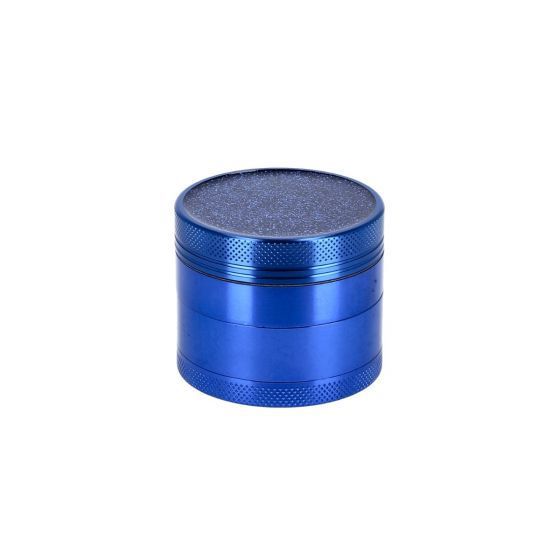 GRINDER ALUMINIUM SHINY TOP, BLAU, 4TLG.