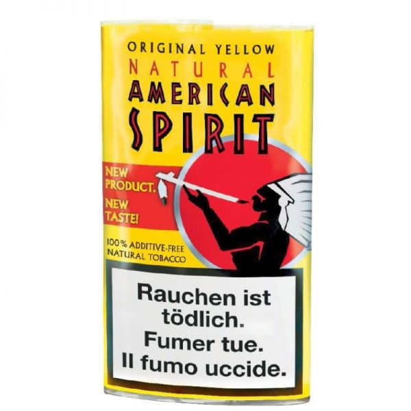 American Spirit Tabac à rouler Yellow 25g Sachet