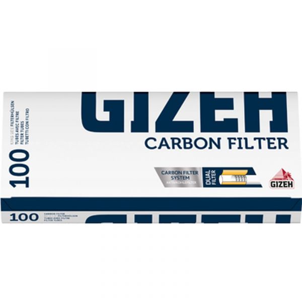 GIZEH Hülsen Carbon 100 Box