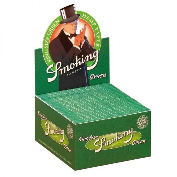 Smoking King size Green gruen Grün vert 50 box