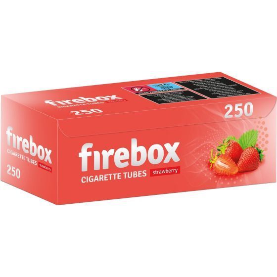 FIREBOX STRAWBERRY ZIGARETTEN FILTERHÜLSEN 250 STK.