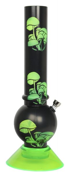 Acryl Bong Green Mushroom - 33cm