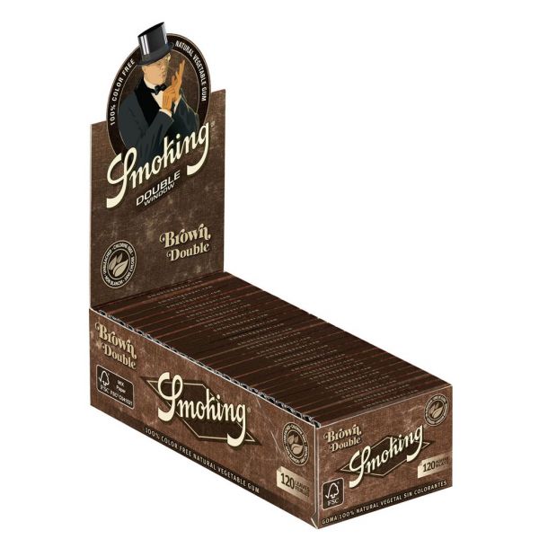 Smoking Double Window Brown/ Brun 25pc Box