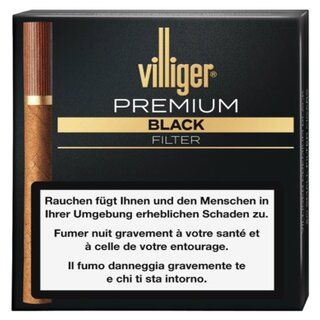 Filtre noir Villiger Premium ( 20 pièces)
