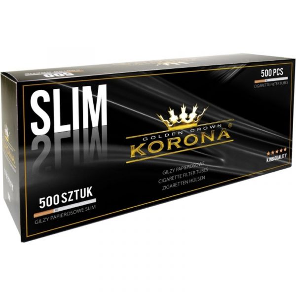 Korona Zig. Hülsen Slim 500 Stk.