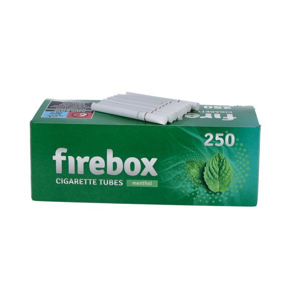 FIREBOX MENTHOL ZIGARETTEN FILTERHÜLSEN 250 STK.