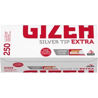 GIZEH Hülsen Silver Tip Extra 250 Stk.