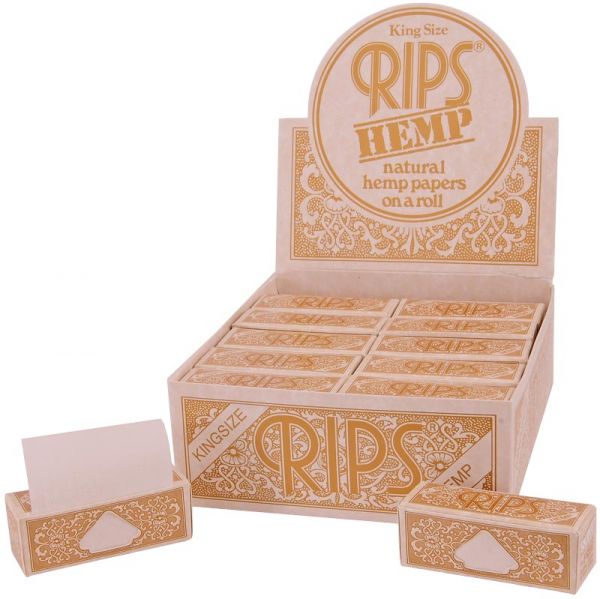 Rips Hemp brown King Size 24 Pcs.