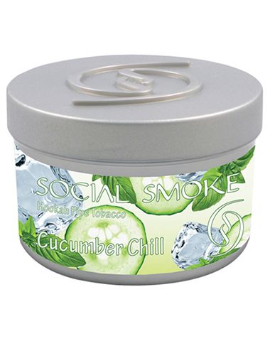 Shisha Tabak / Wasserpfeifen tabak - Social Smoke Cucumber Chill 100 gr.