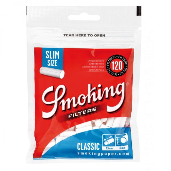 Smoking Slim Filter Classic New pack - zigarettenfilter tips