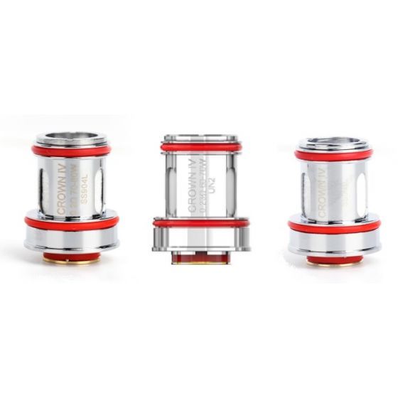 4 X UWELL CROWN 4 COIL