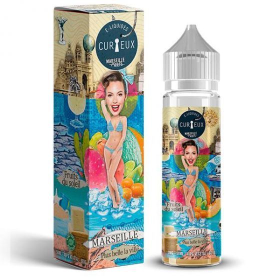 E-LIQUID HEXAGONE- PLUS BELLE LA VILLE 50ML, CURIEUX ''SHORTFILL''