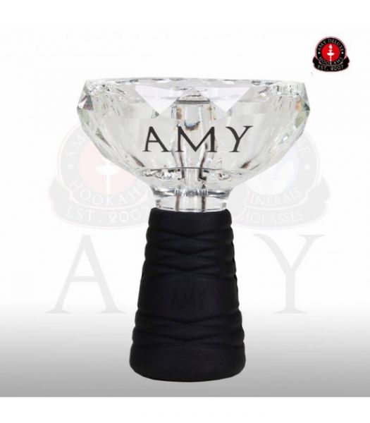 AMY Kristall GlasSi Set Schwarz