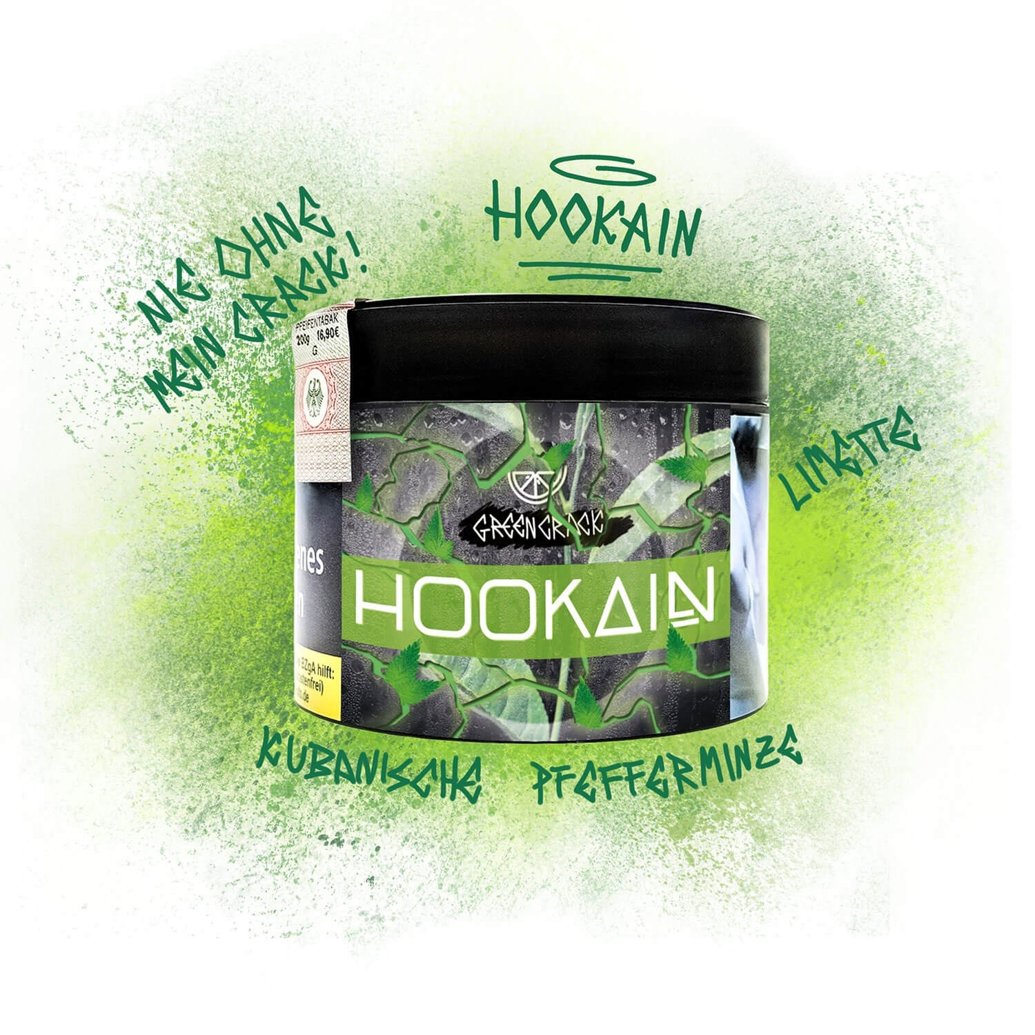 Hookain Shisha Tabac - Green Crack 200g