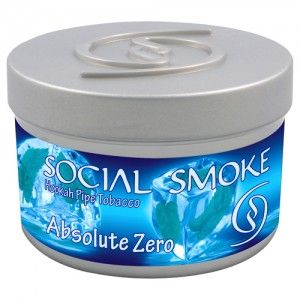 Social Smoke Absolute Zero 100 gramme - Shisha Tabak