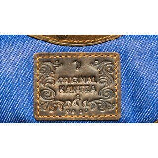 Kavatza - Drehtasche 'Indigo Jeans' (Blue brown) MPJ37