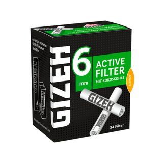 GIZEH Active Filter 6mm (34 Stk.)