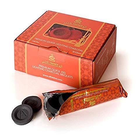 Al Fakher charbon Shisha - 33mm (10x10) Box