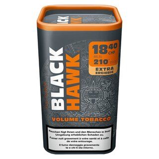 Black Hawk Volumen Tabak 95 gramme