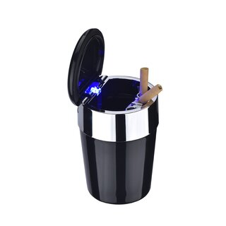 Auto Aschenbecher Metallic mit LED  Kiosklino- Online Kiosk & Shisha Shop