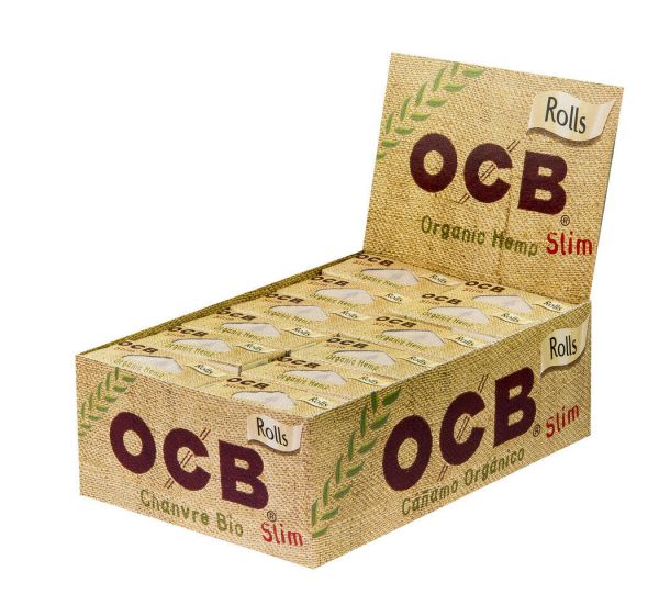 OCB Slim Organic Hemp Rolls 24er Box
