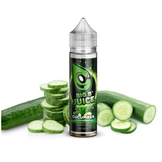 E-LIQUID BIG B JUICE ACCENT LINE, CUCUMBER 50ML ''SHORTFILL''