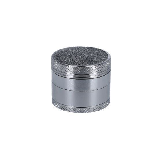 GRINDER ALUMINIUM SHINY TOP, SILBER, 4TLG.