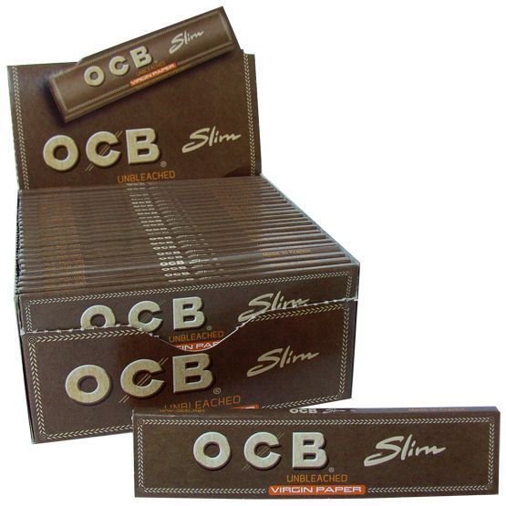 OCB Slim Virgin Unbleached 50er Box