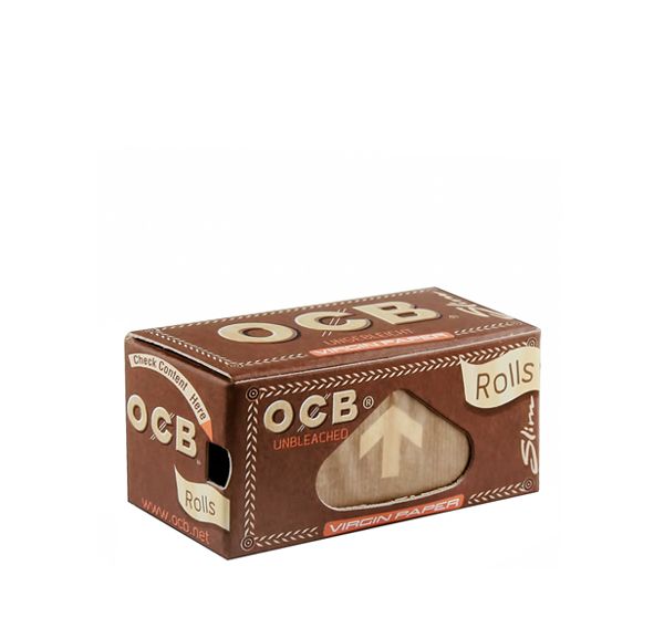 OCB Slim Virgin Rolls Unbleached