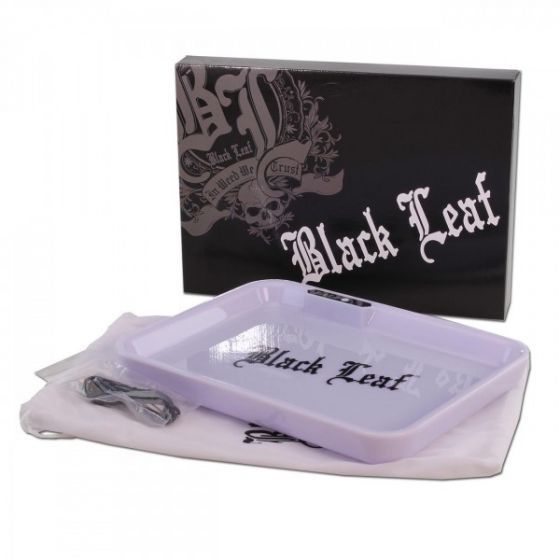 BLACK LEAF LED ROLLING TRAY, WEISS