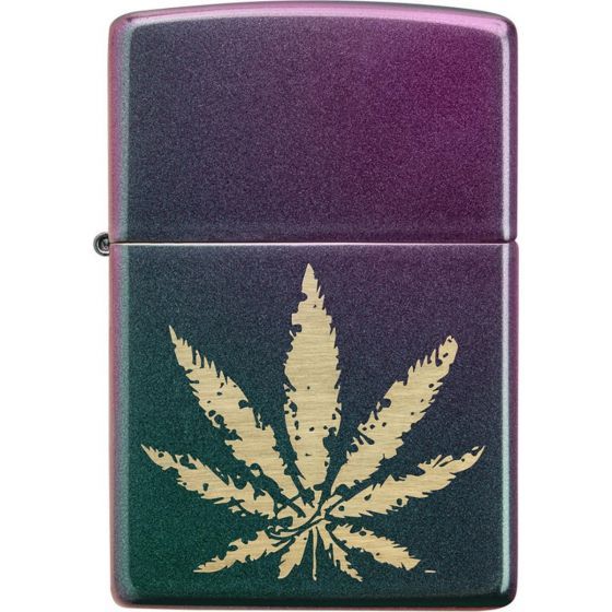 ZIPPO FEUERZEUG "IRIDESCENT CANNABIS"