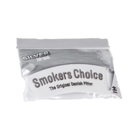 Smokers Choice Silver Zip Bags