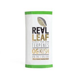 Real Leaf OG Kush Mélange d'herbes pour substitut de tabac - Sachet 20g