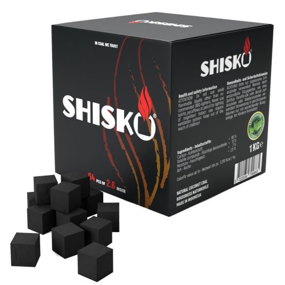 SHISKO NATURKOHLE 26MM - 1KG