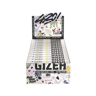 GIZEH Black King Size Slim + Tips 420 Sneaker Edition (26 Stk.)