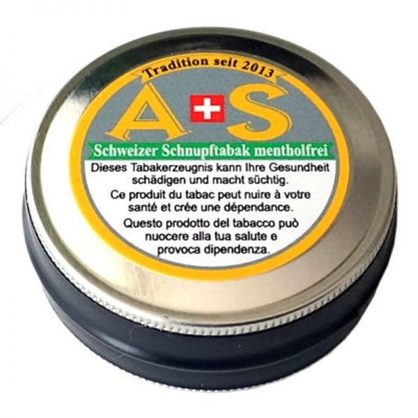 A+S - CH Schnupf mentholfrei 10g