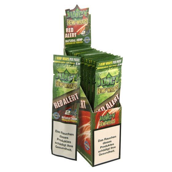 Juicy Hemp Wraps Red Alert - Strawberry