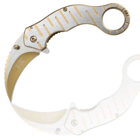 EINHANDMESSER KARAMBIT HERBERTZ - GOLDEN CLAW