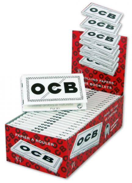 OCB Weiss No. 4 kurz 25er Box