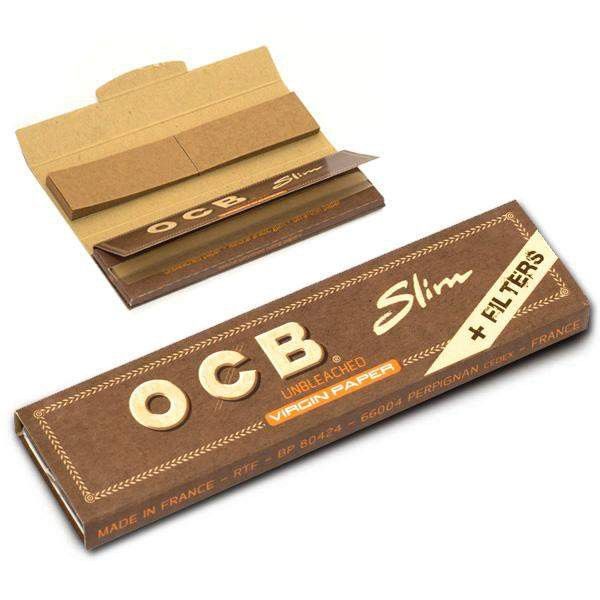 OCB Slim Virgin Unbleached + Filter