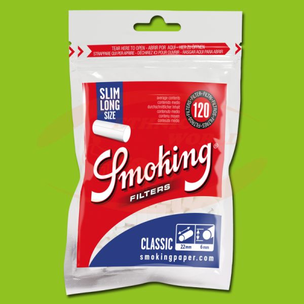 Smoking Filters Slim Long (120)