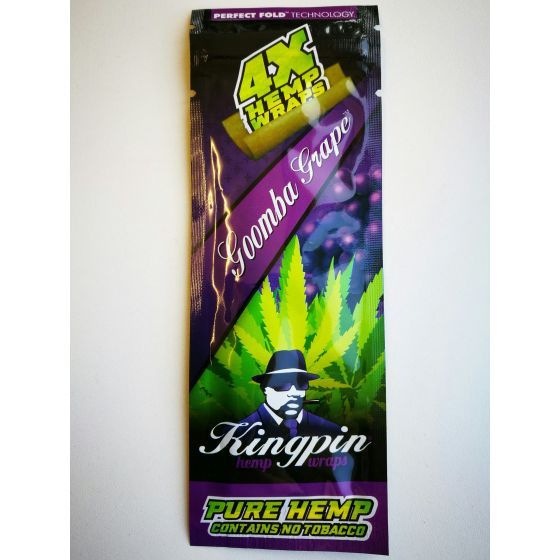 Kingpin Hemp Wrap - Purple - Goomba Grape (4x)