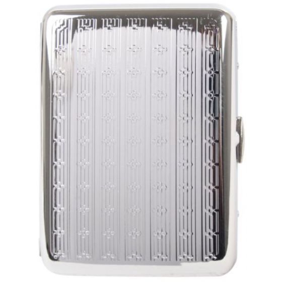 Étui à cigarettes chrome natif 16 pièces